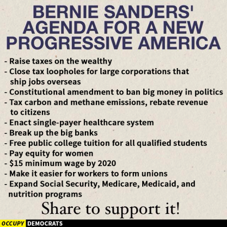Bernie Sanders' platform